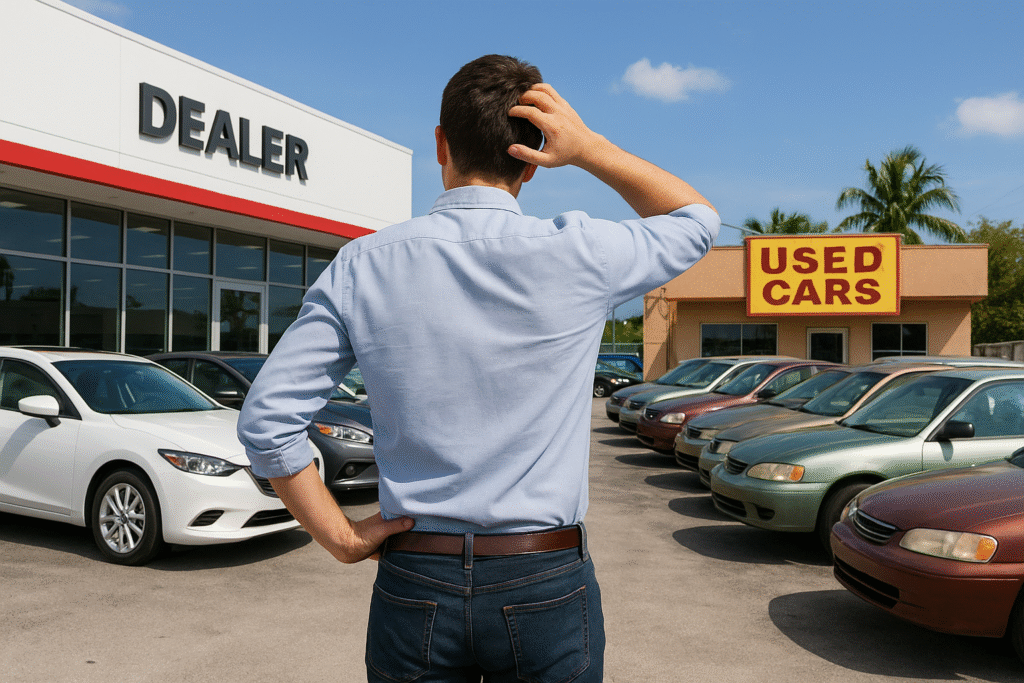 ¿Dealer oficial o lote independiente? La decisión que define tu compra en Florida