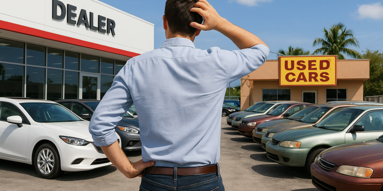 ¿Dealer oficial o lote independiente? La decisión que define tu compra en Florida