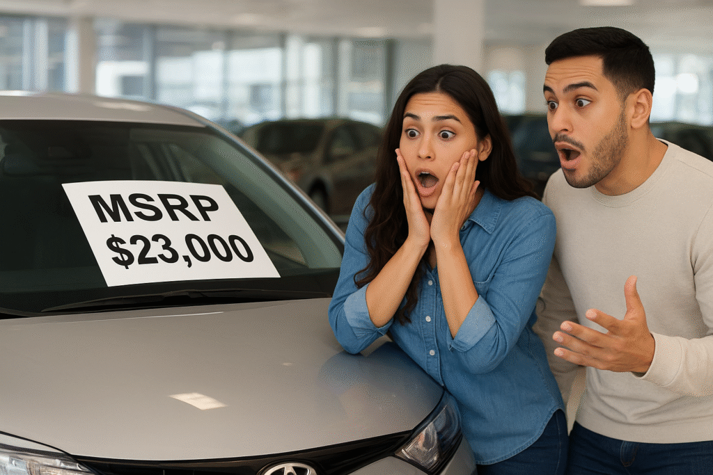 MSRP: la cifra que puede jugar a tu favor en el concesionario