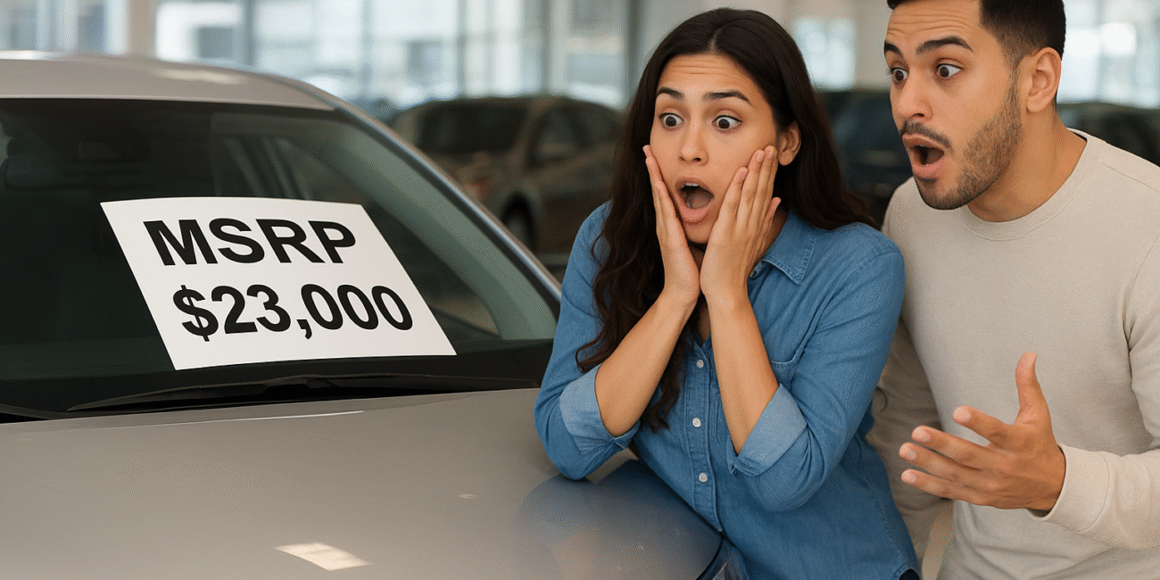 MSRP: la cifra que puede jugar a tu favor en el concesionario