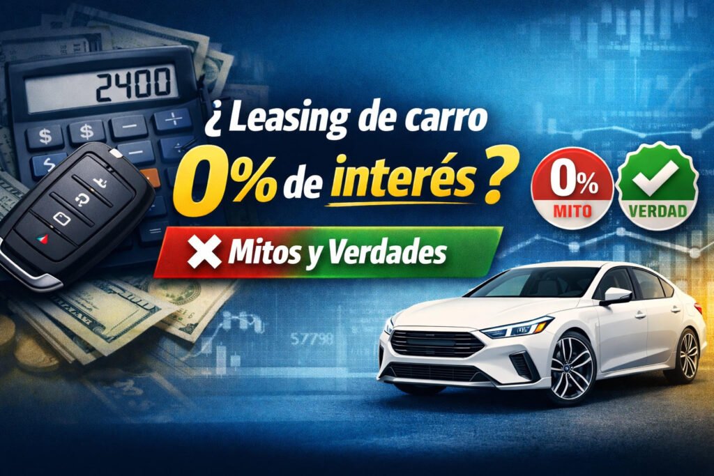 ¿El lease tiene 0% de interés? La verdad detrás del pago bajo
