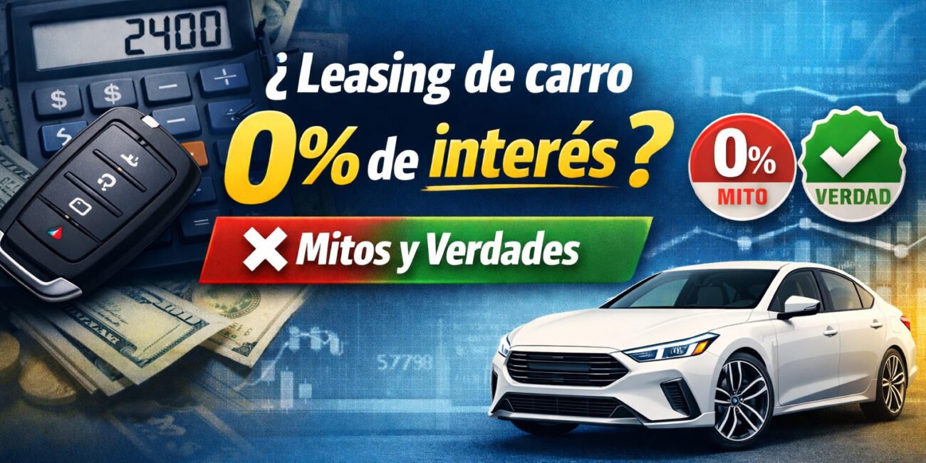¿El lease tiene 0% de interés? La verdad detrás del pago bajo