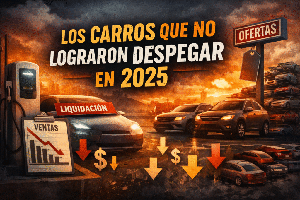 Los carros que no lograron despegar en 2025