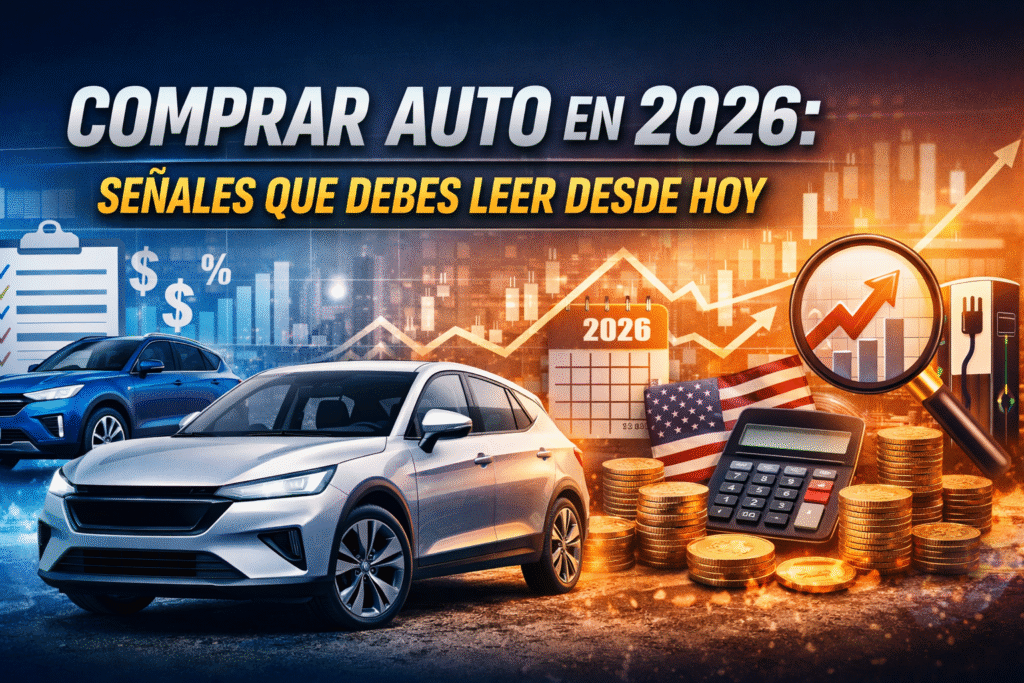 Comprar carro en 2026: las señales que debes leer desde hoy