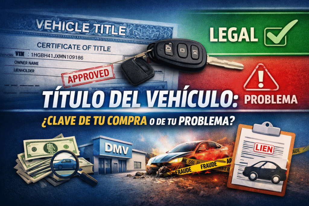 Título del vehículo: el documento que puede salvar o arruinar tu compra