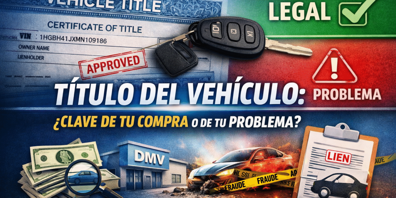 Título del vehículo: el documento que puede salvar o arruinar tu compra
