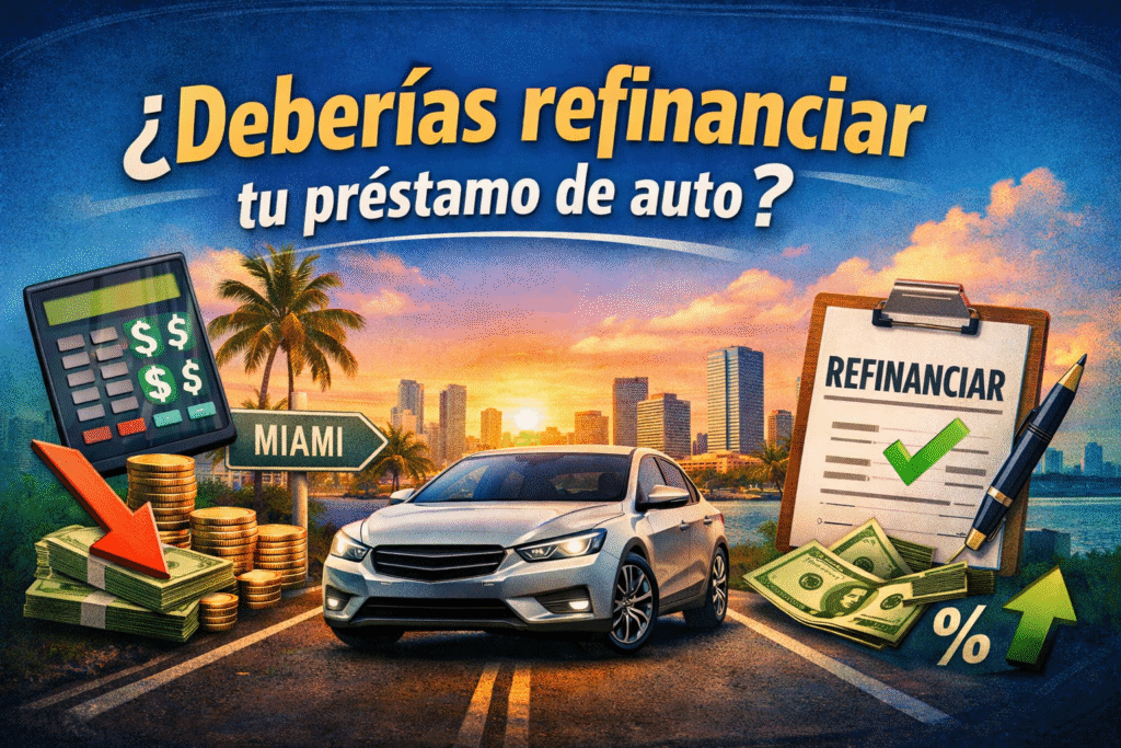 Refinancia o no tu auto: lo que debes saber en Miami
