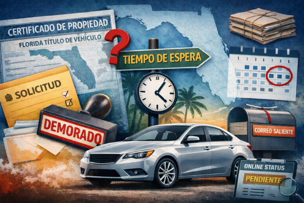 El título del auto en Florida: la espera que pocos explican