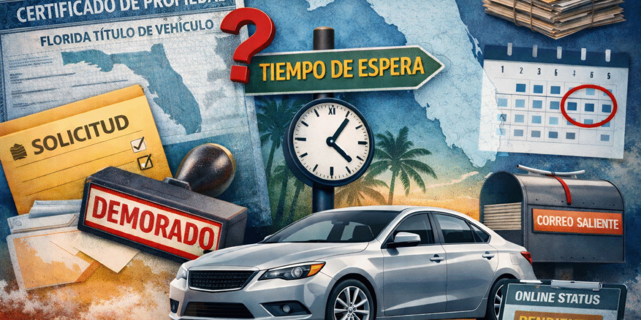 El título del auto en Florida: la espera que pocos explican