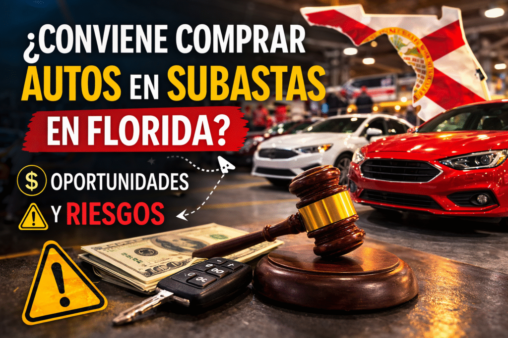 Autos de subasta en Florida: oportunidad o trampa