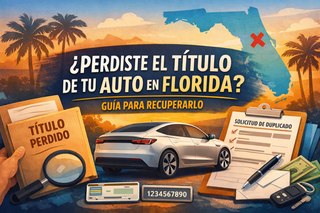 ¿Perdiste el título de tu auto en Florida? Esto es lo que debes hacer
