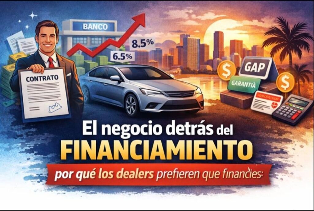 El negocio detrás del financiamiento: por qué los dealers prefieren que financies