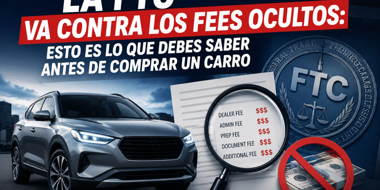 La FTC va contra los fees ocultos: esto es lo que debes saber antes de comprar un carro