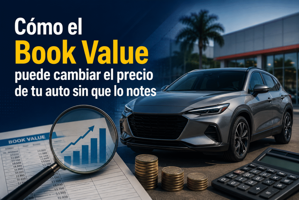 Cómo el Book Value puede cambiar el precio de tu auto sin que lo notes