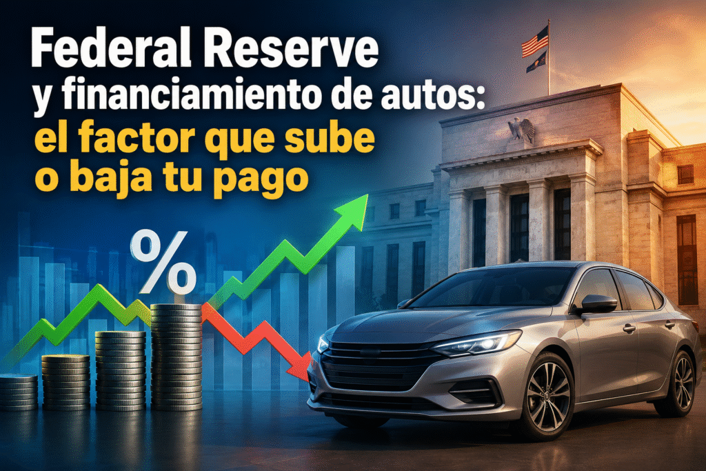 Federal Reserve y financiamiento de autos: el factor que sube o baja tu pago