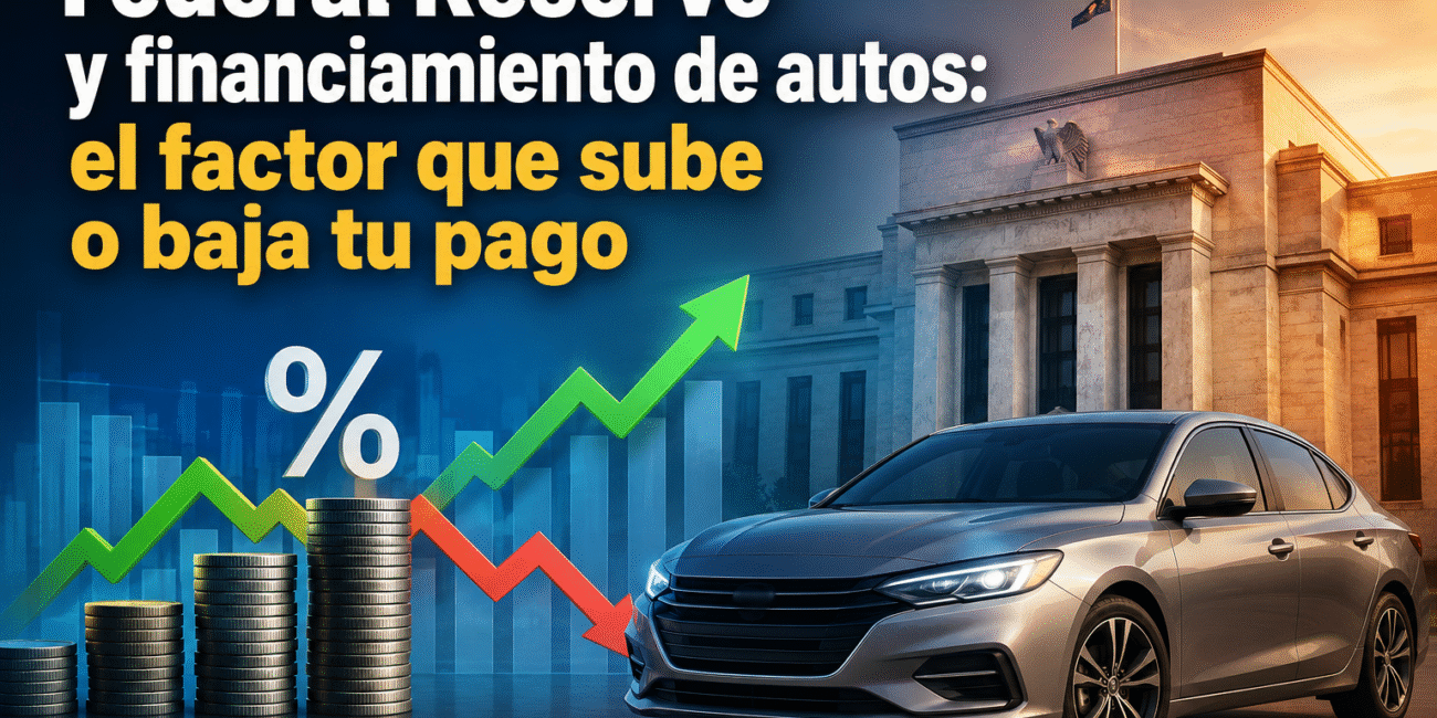 Federal Reserve y financiamiento de autos: el factor que sube o baja tu pago