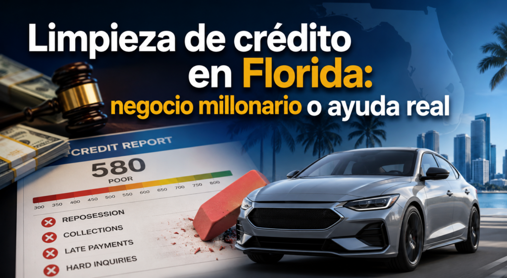 Limpieza de crédito en Florida: negocio millonario o ayuda real