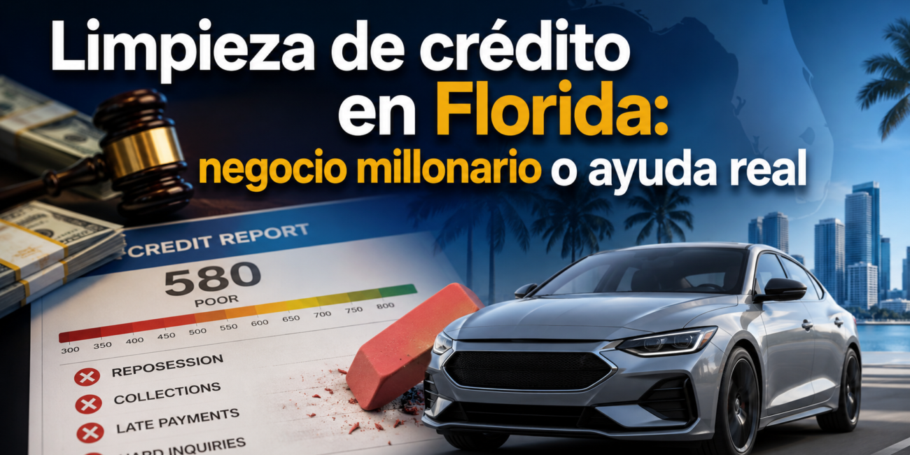 Limpieza de crédito en Florida: negocio millonario o ayuda real