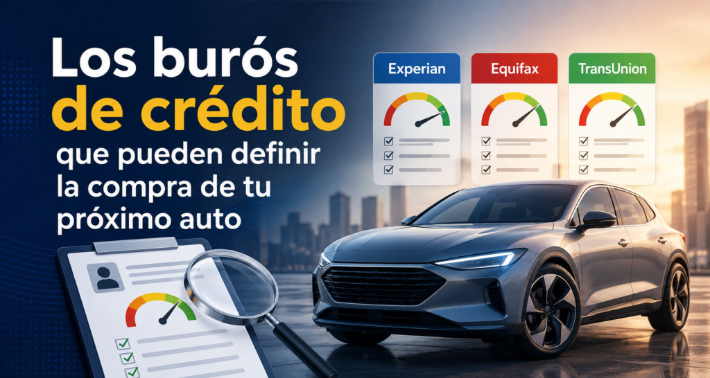 Los burós de crédito que pueden definir la compra de tu próximo auto